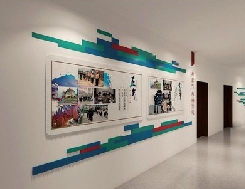 大新企业文化墙用什么材料好？