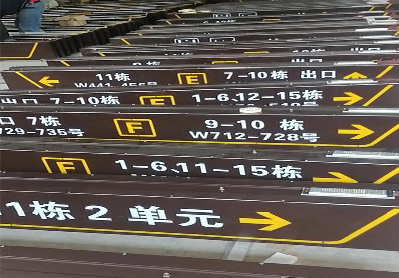 大新广告标识中，常见的几种安装方式。