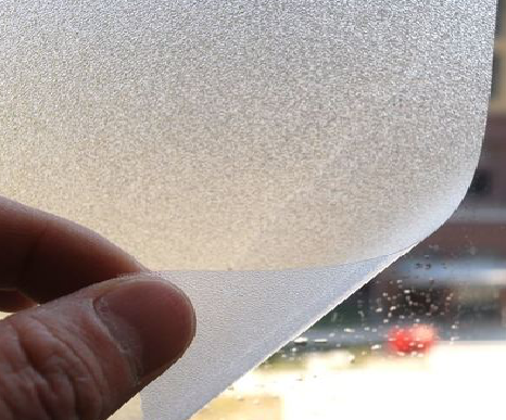 大新玻璃门外面粘广告用什么材料好？